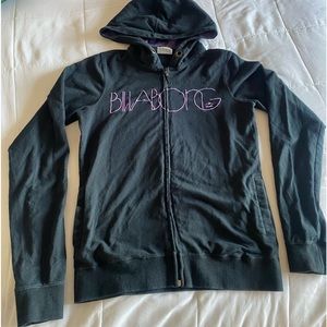 Billabong zipper jacket w/ hood